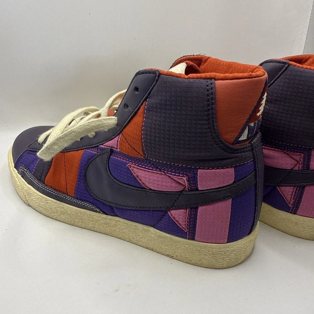 Nike WMNS Blazer Mid Premium Style 316959-551 Size 8.5 US Purple Orange‎ Pink